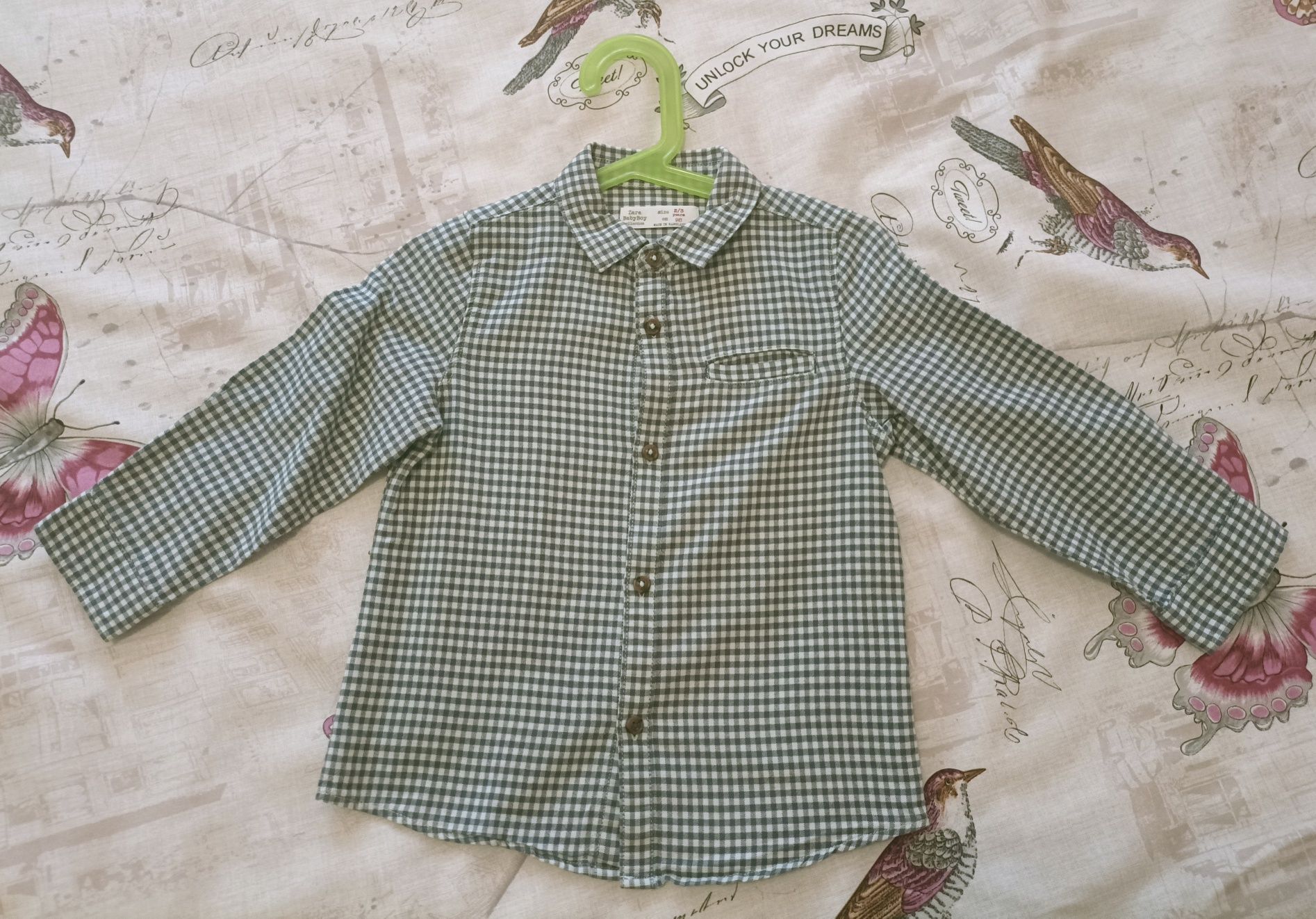 Camisa de menino 2/3 anos da Zara em xadrez