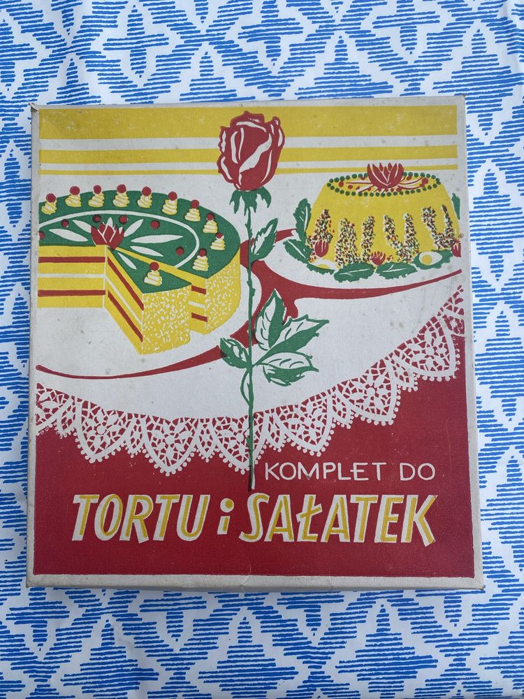 Zestaw do tortu i sałatek