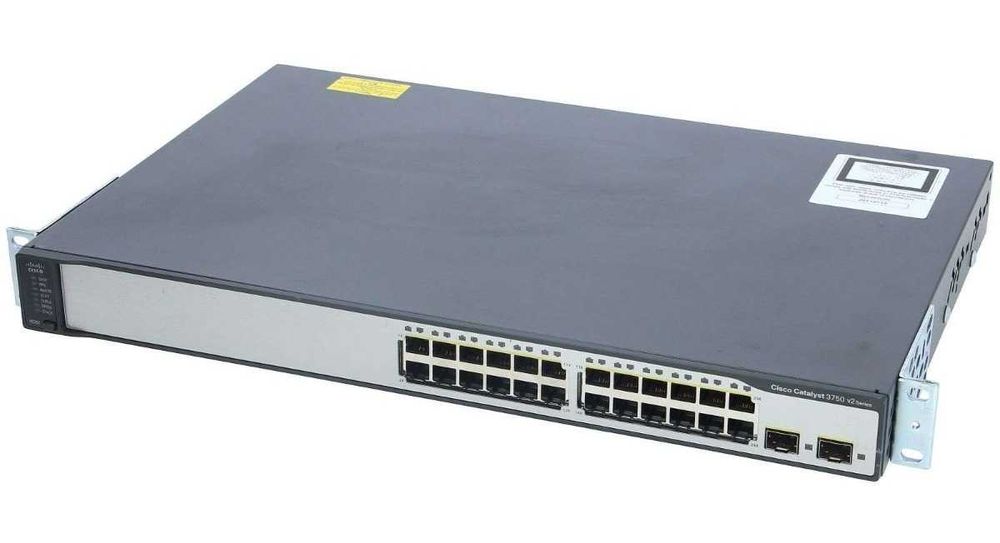 Комутатор CISCO WS-C3750V2-24TS-S
