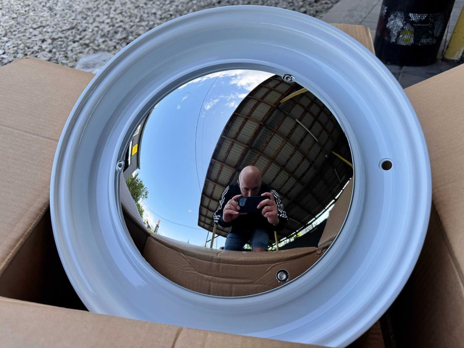 Нові Білі Ретро диски R15 4x100 4x114.3 Retro Style титани колеса