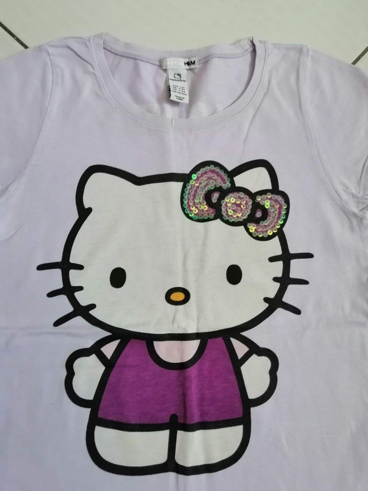 tunika sukienka dla dziewczynki rozmiar 128 h&m Hello Kitty