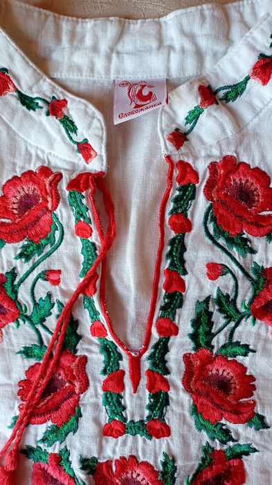 Вишиванка, ллянна, на 34-36 розмір