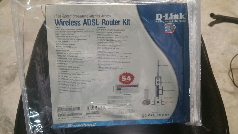 D-Link DSL-904 - Starter Kit - roteador sem fio
