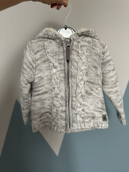 Sweter zimowy SMYK niemowlęcy r. 80