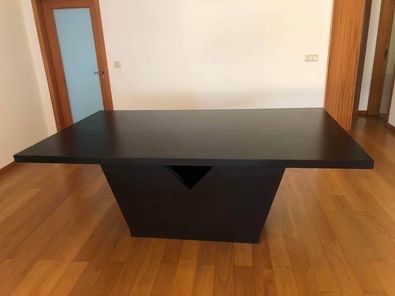 Vendo mesa jantar castanho escuro