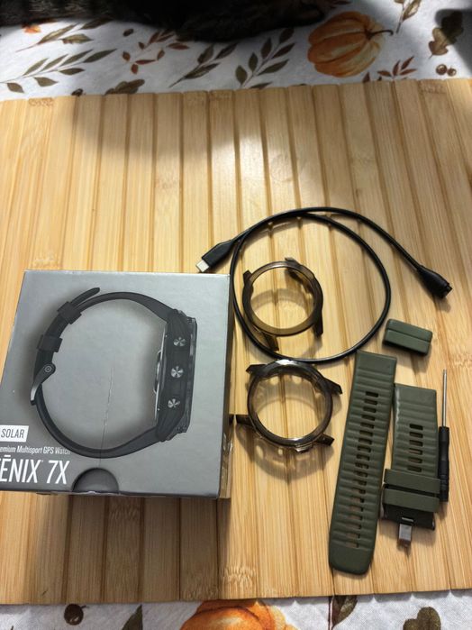 Garmin fenix 7x solar,stan bdb,komplet,dodatki.