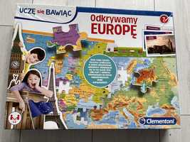 Odkrywamy Europę - puzzle i karty Clementoni