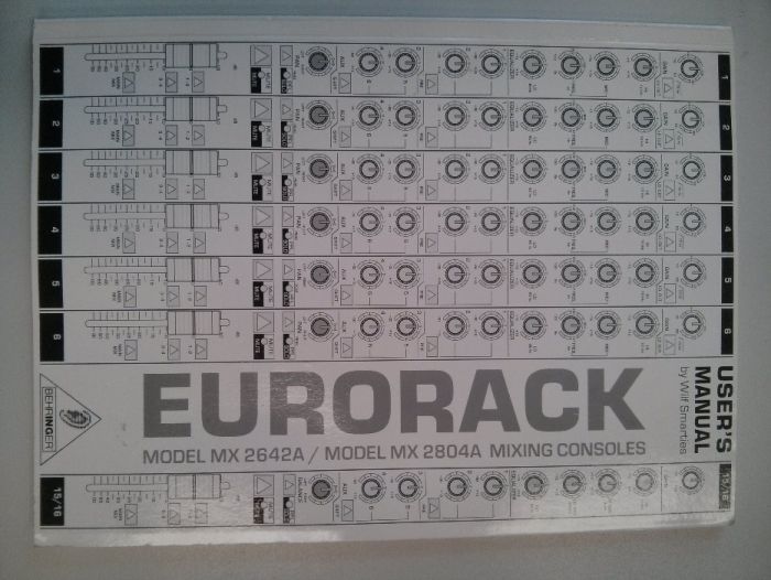 Микшерный пульт Behringer Eurorack MX 2642A