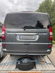 MERCEDES vito viano lift 639 klapa szara 7368 ocynk szyba tył tylna  zamek listwa  mechanizm wycieraczki