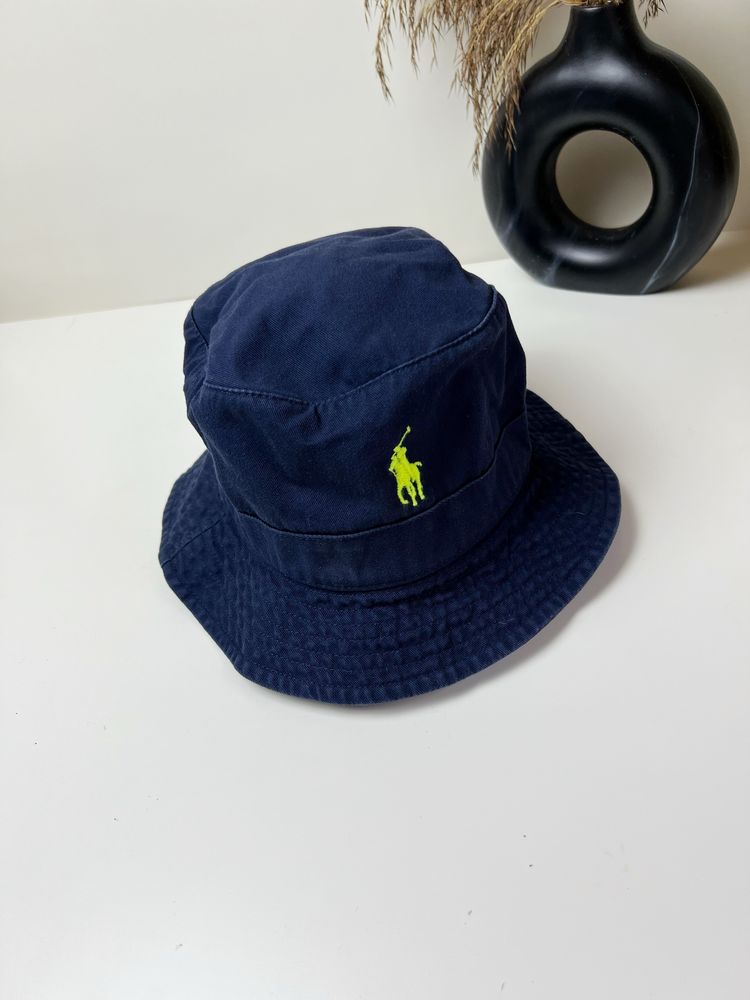 панама Polo Ralph Lauren Navy Blue Small Pony Bucket Hat Оригінал