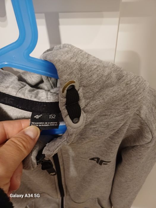Szara bluza 4f dla chłopca