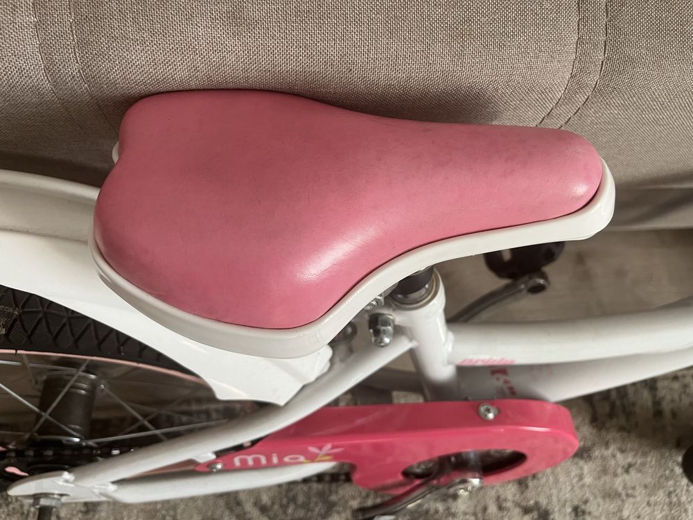 Велосипед Pride Mia, 16’, біло-рожевий