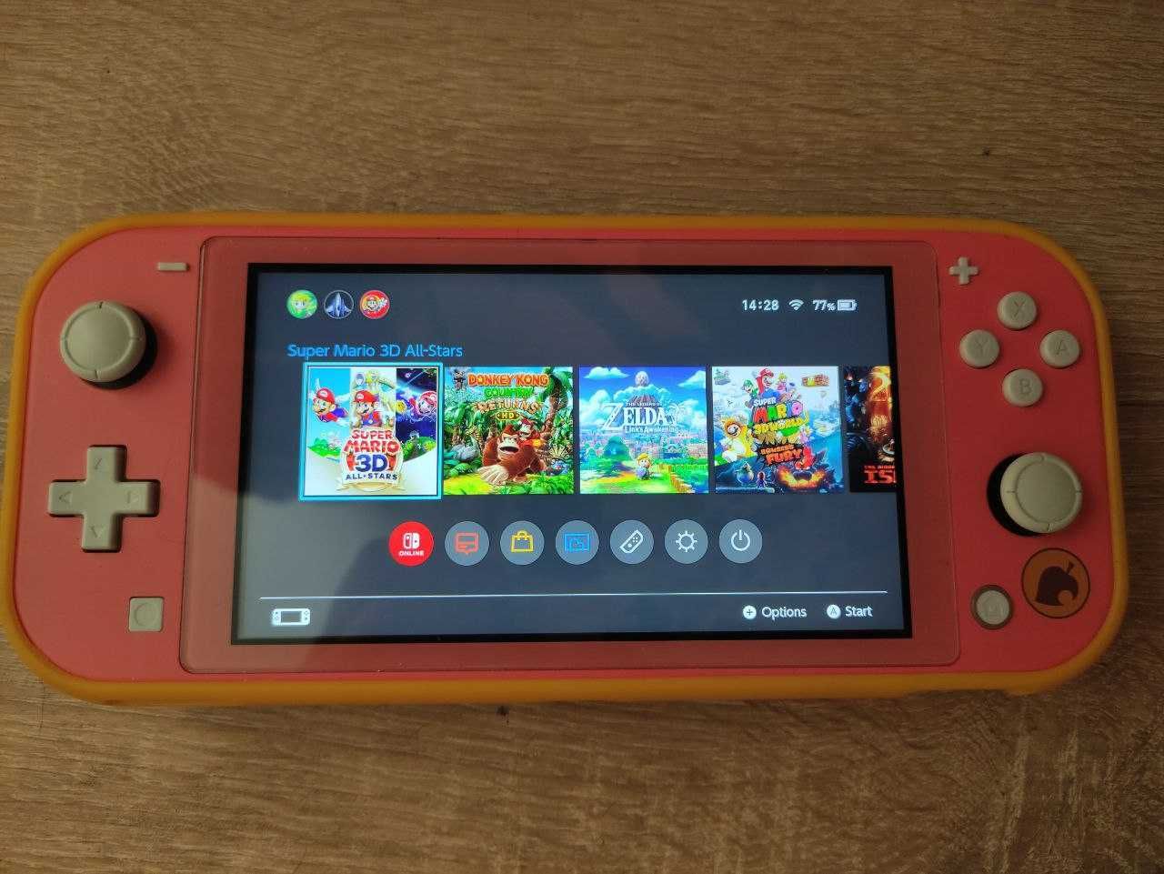 Nintendo Switch Lite Animal Crossing Edition 32+128 Гб + аксесуари