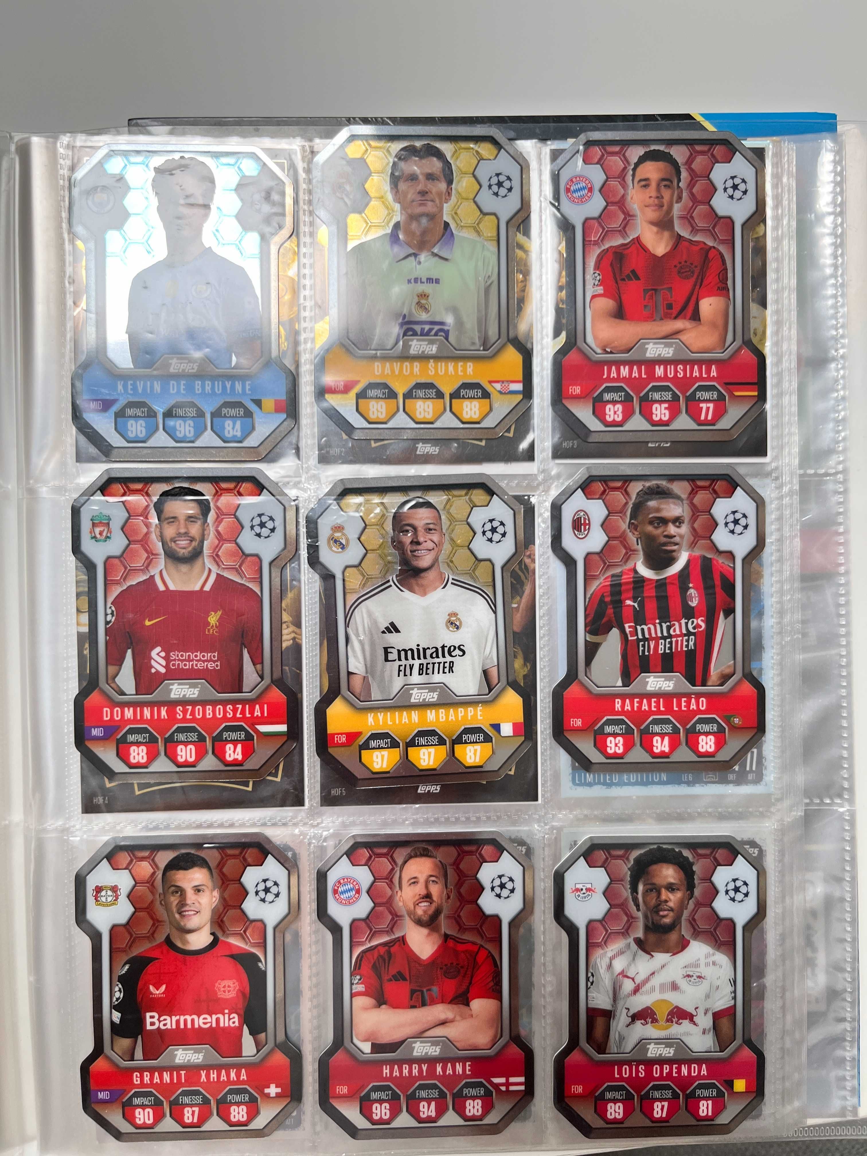 Match Attax 24/25 Chrome Shields SH1 a SH18