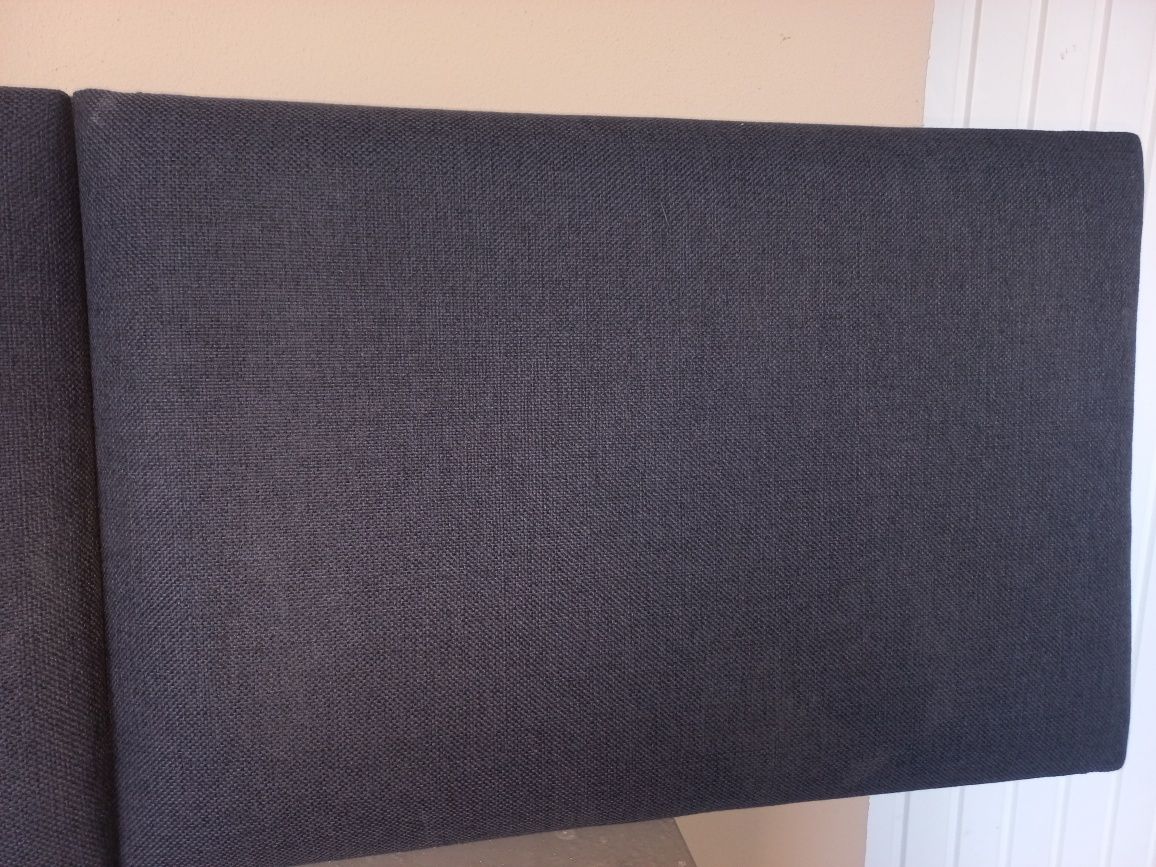 Wezgłowie Panel Tapicerowany 60x40cm grubości 4cm kolor antracyt