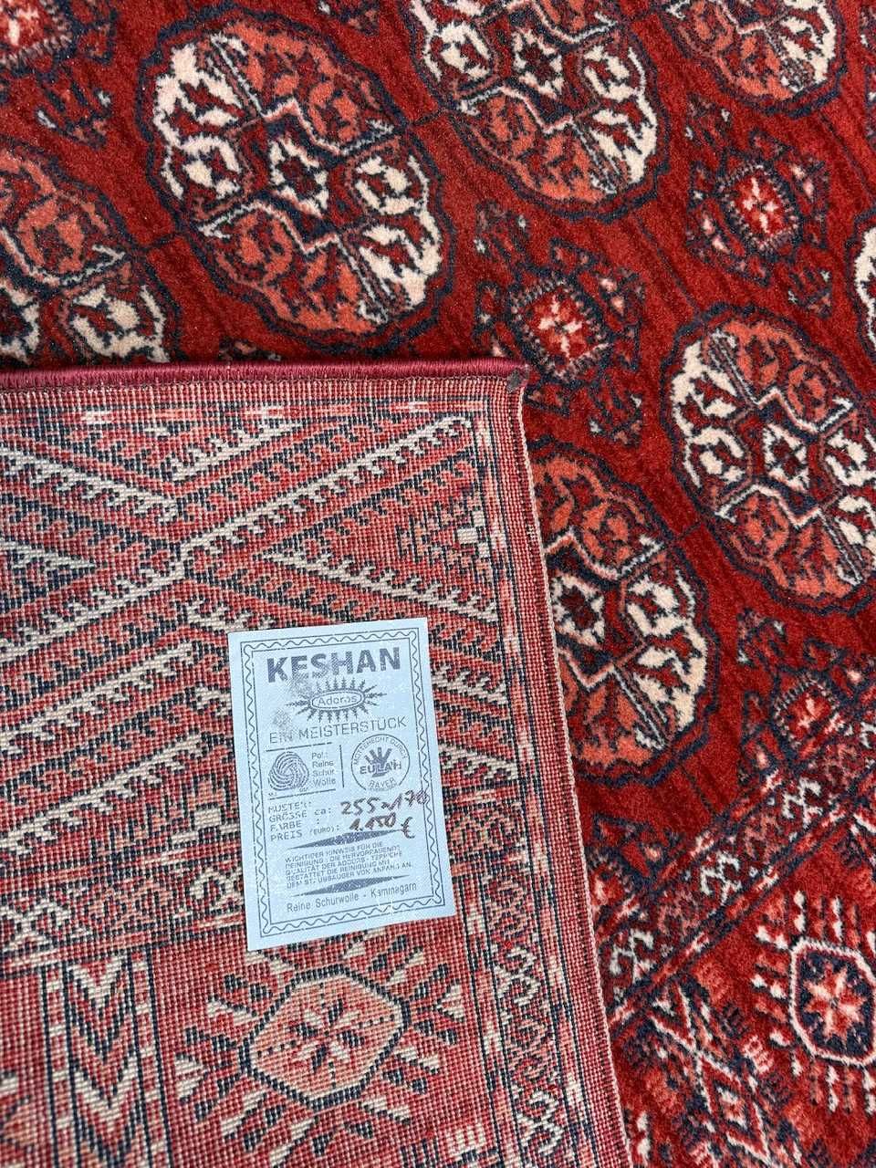 Wełniany dywan wzór perski Keshan od Adoros 255x170 galeria 6 tys