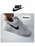 NOWE Nike Air Force 1 rozm 38,5 białe damskie męskie skórzane buty AF1