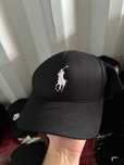 polo ralph lauren meska czarna nowa czapka
