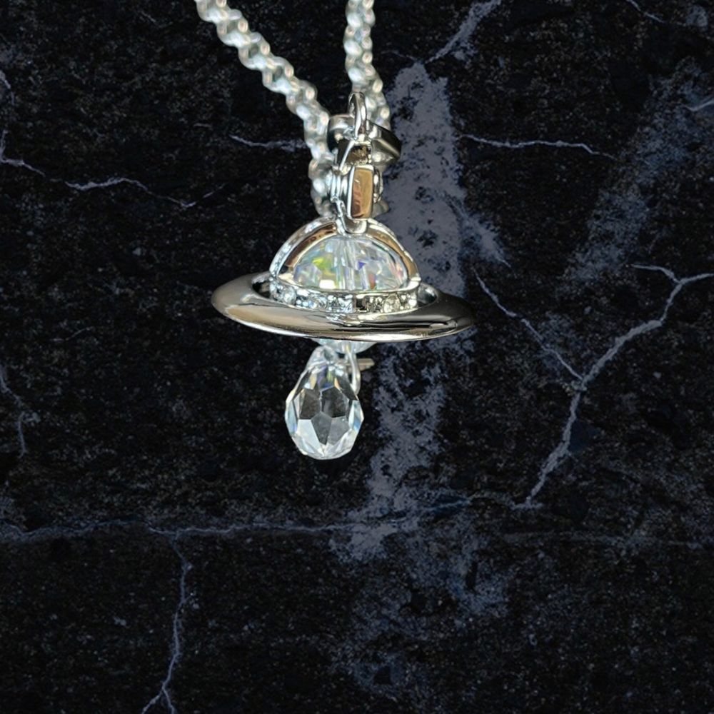 Підвіска Vivienne Westwood Crystals намисто кулон ланцюжок кольє