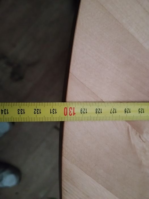 Stół drewniany okrągły 130cm rozkładany  - PRZYWIOZĘ