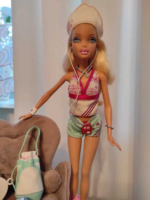 Lalka Barbie My Scene - Kennedy Sporty Glam Adidas - unikat