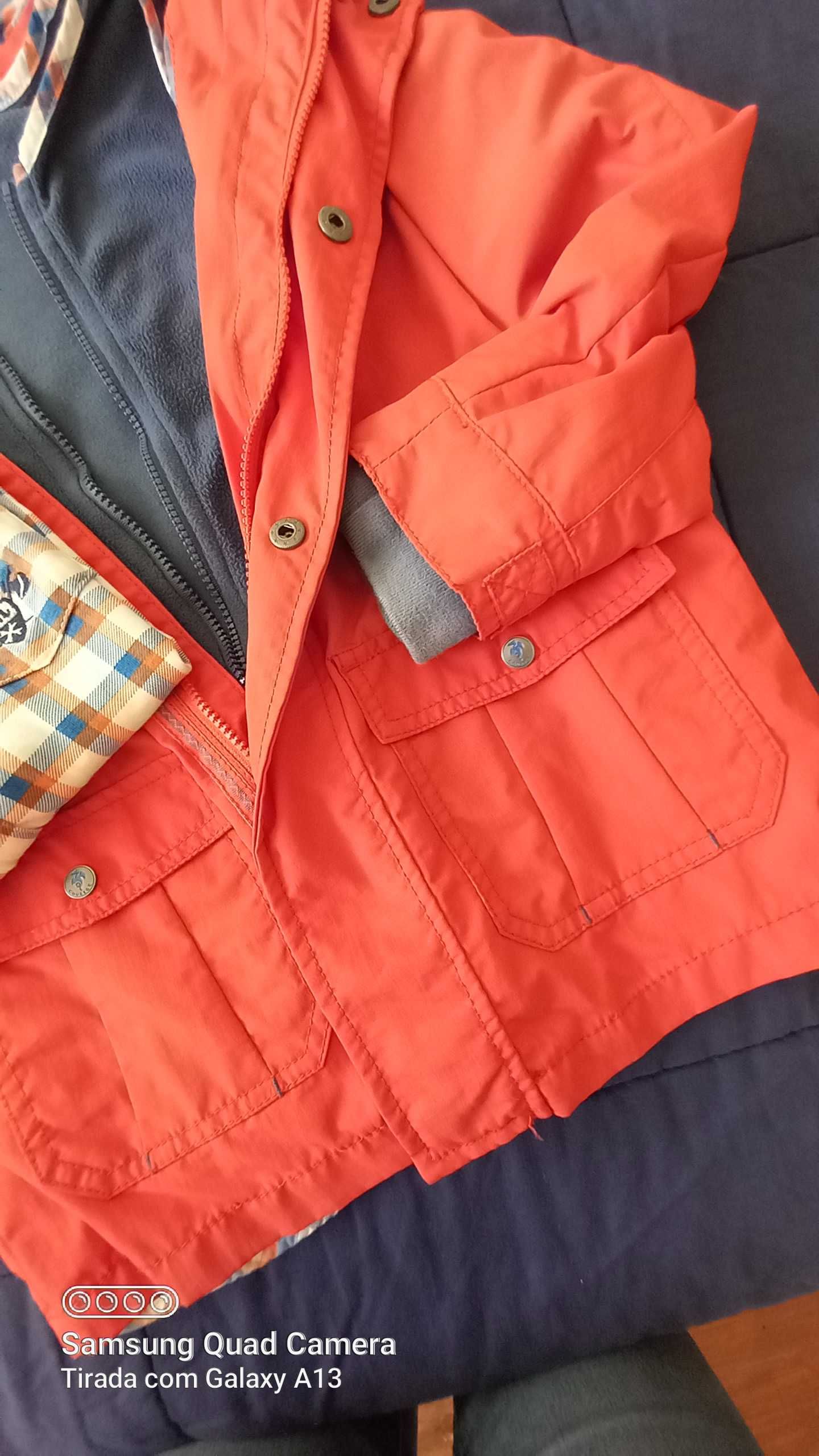 Parka de criança lindíssima oferta camisa