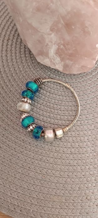 Bransoletka posrebrzana Charm's