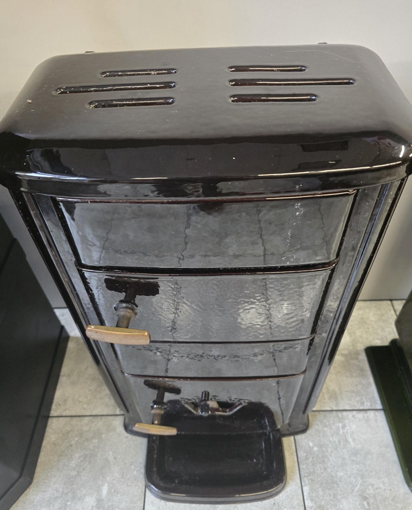 Piec węglowy żeliwny szamotowy koza Haas&Sohn 4.5kw Drewno Węgiel Raty