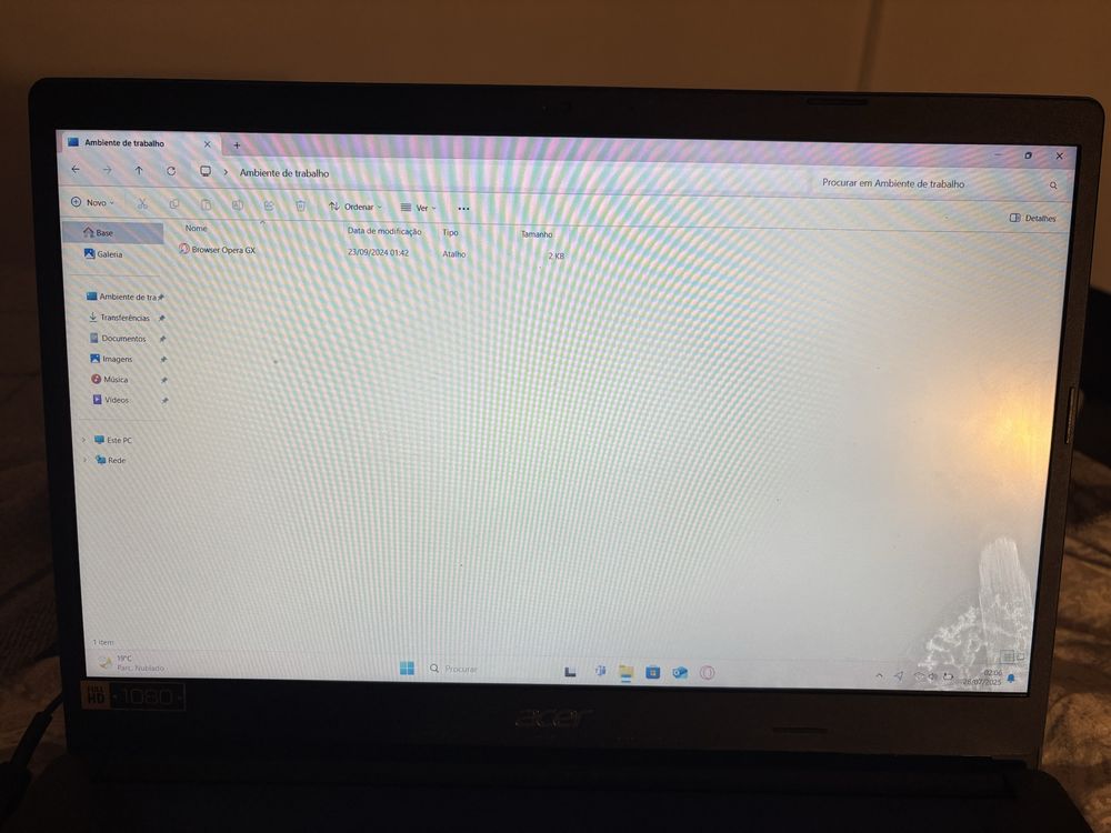 Acer Aspire A315-55 – i5 10ª geração | 8GB RAM | SSD | Windows 11