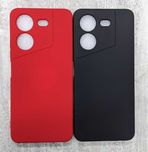 Чохол Silicone Case з мікрофіброю для Tecno Pova 5 (4G)