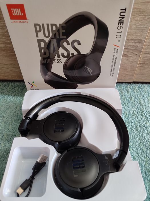 Auscultadores Bluetooth JBL 510 BT preto