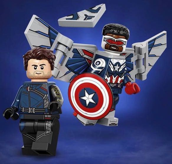 Nie Cięte!LEGO #71031 Minifigures Marvel FALCON CAPTAIN AMERICA 5 NOWY