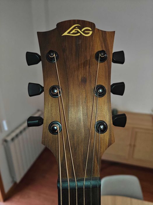 Conjunto Guitarra LAG T70ACE + Amp Fender Acoustasonic40 + Acessórios