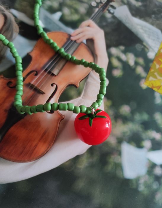 Naszyjnik sanah pomidor wisiorek kaprysy