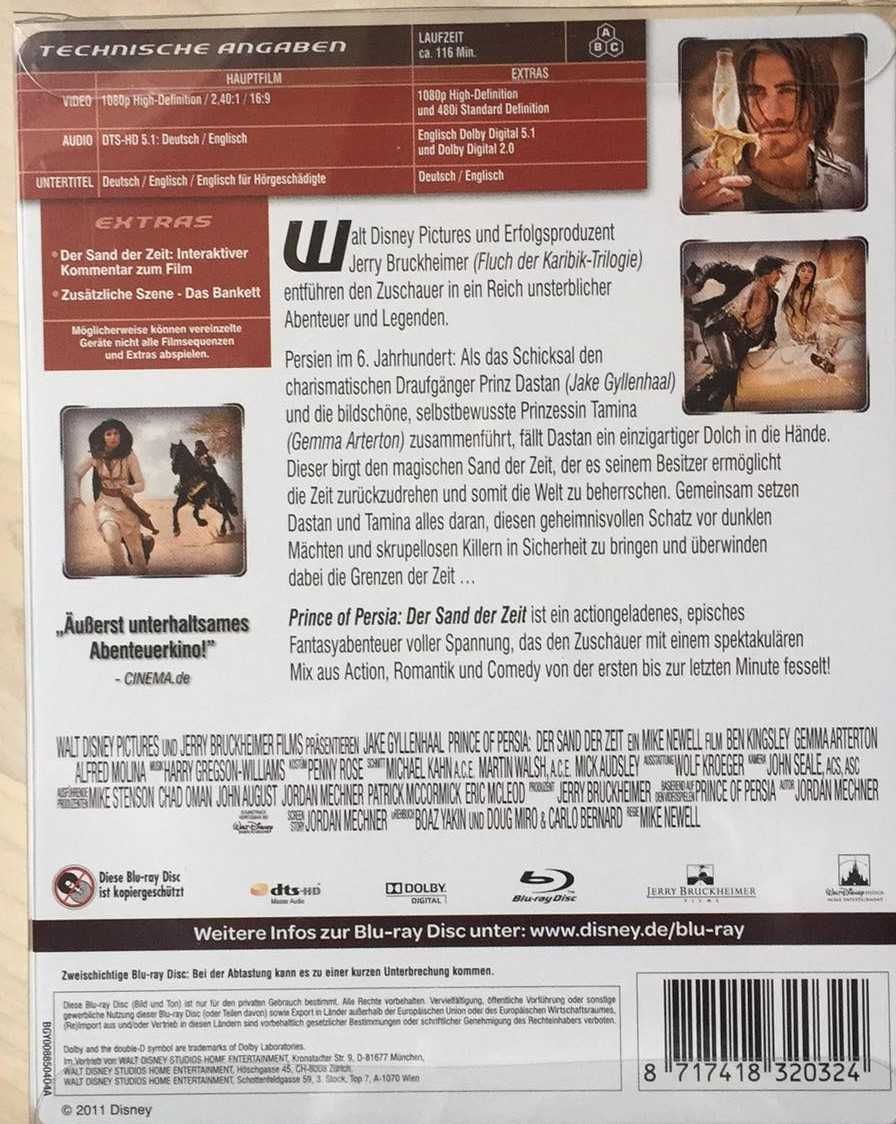 Książe Persji, piaski czasu Blu-ray wer.ENG wyd.DE