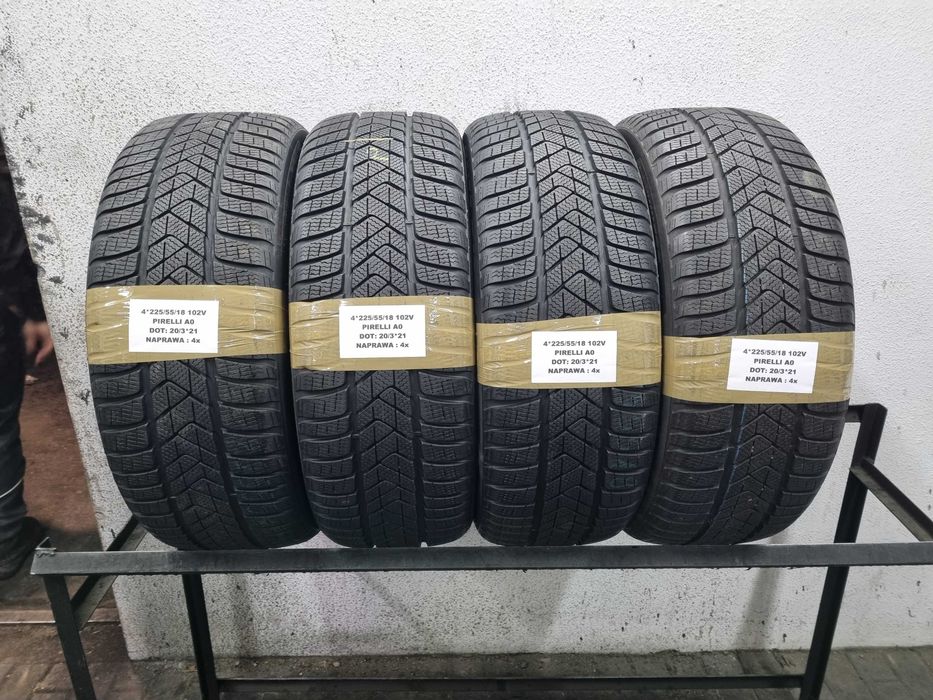 225/55/18 102V Pirelli Winter Sotto Zero 3 AO MONTAŻ WYSYŁKA KOSZALIN