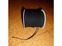 Rolo de Fio preto para pulseiras e colares