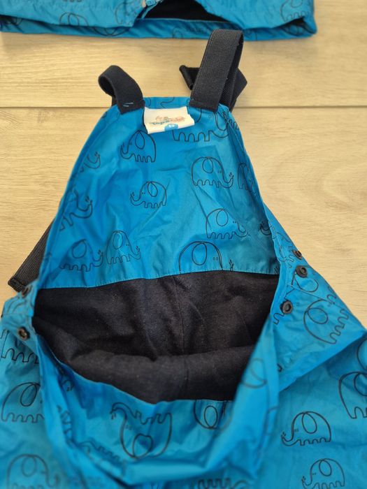 Kurtka spodnie przeciwdeszczowe ocieplane rozm. 80