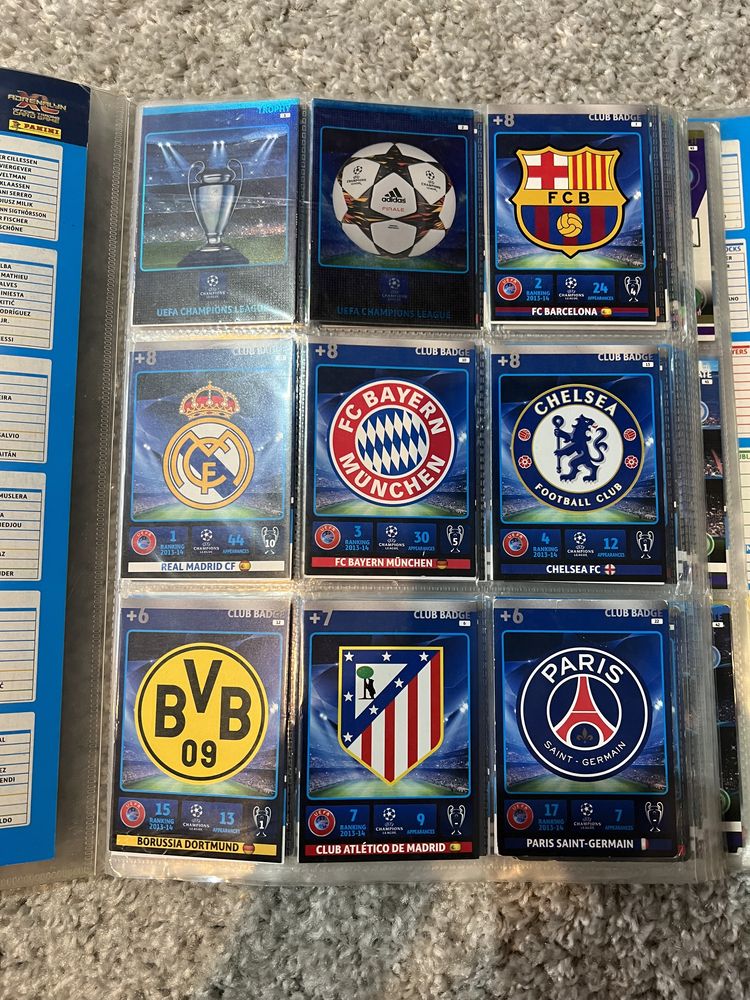 Panini Adrenalyn XL UEFA Champions League 2014 karty