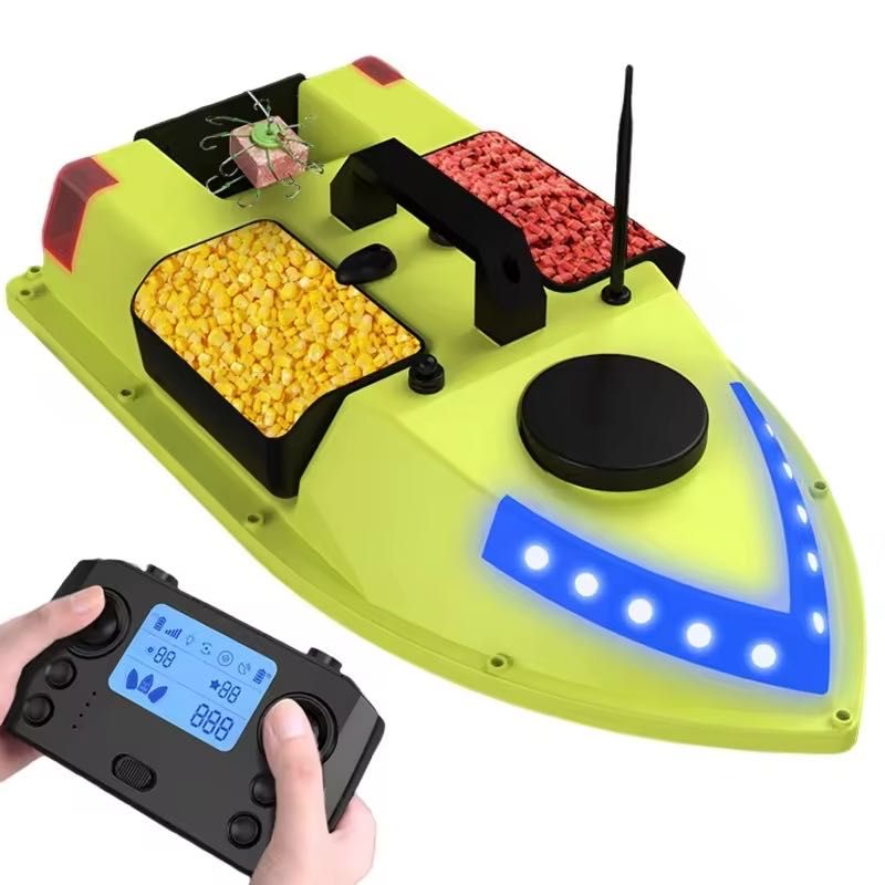 Короповий кораблик Flytec D20 (3 бункера) GPS на 99 точок, АВТОПІЛОТ