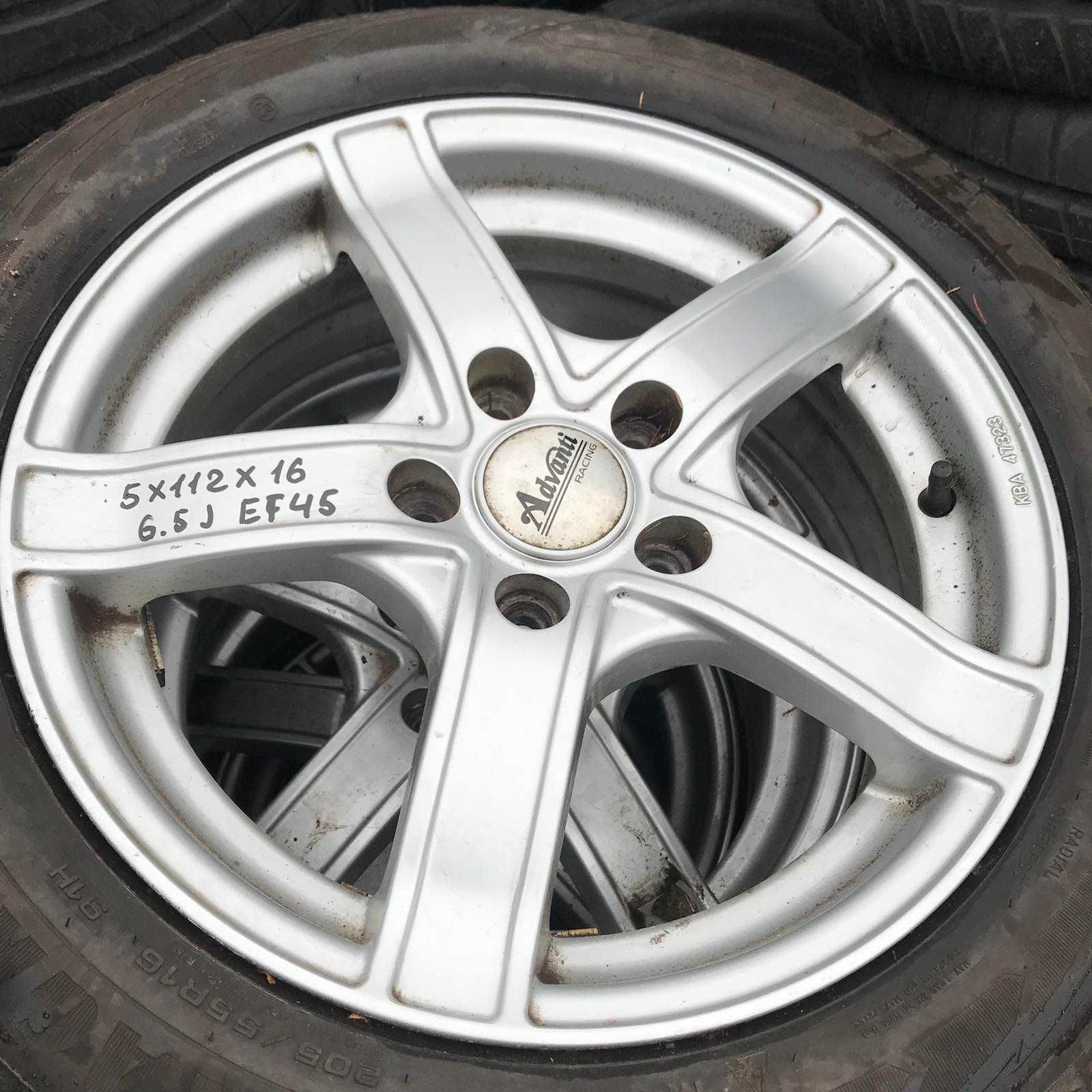 5 112 R16 VW AUDI SEAT SKODA Диски литые легкосплавні титани