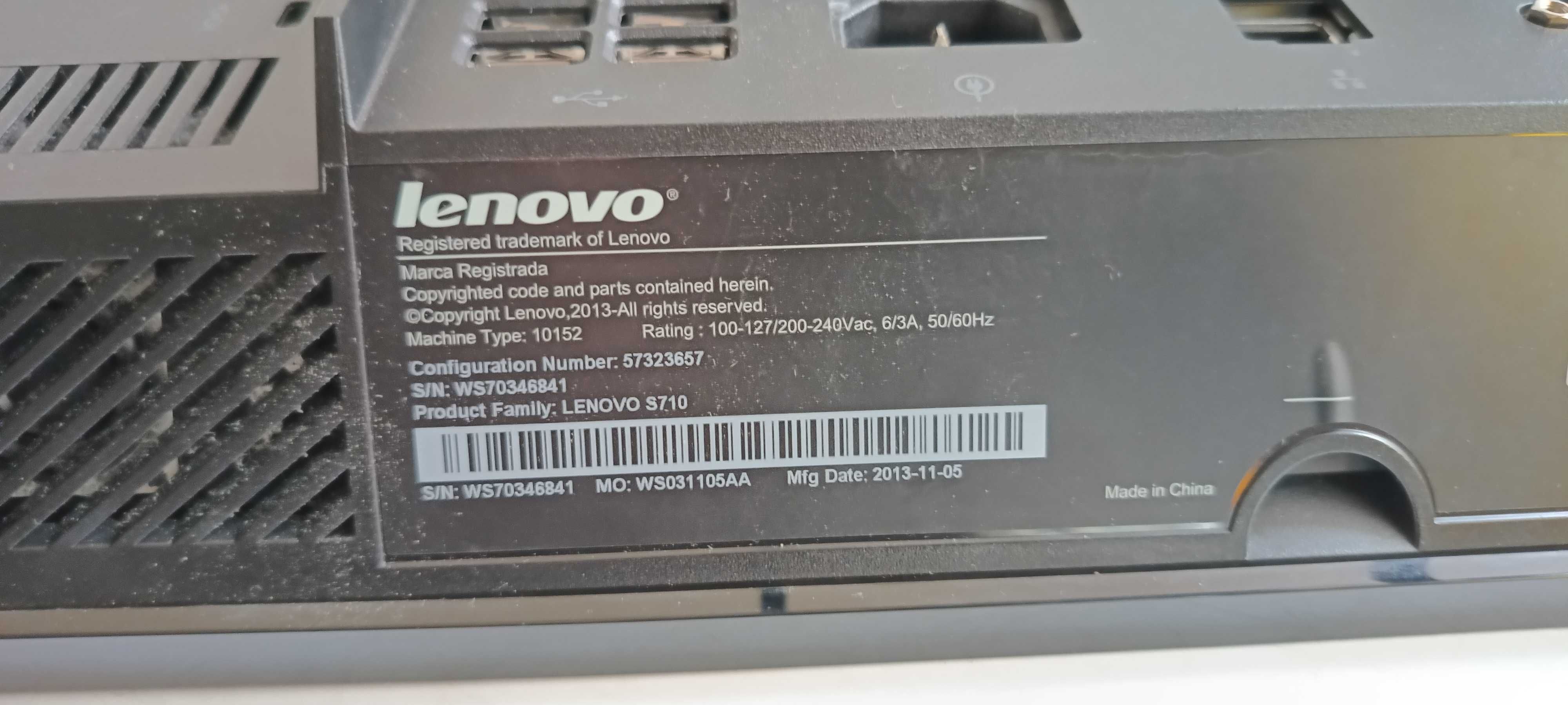 Komputer AIO Lenovo S710 i3-3240/4GB/1TBHDD/Win10 [AIO3]