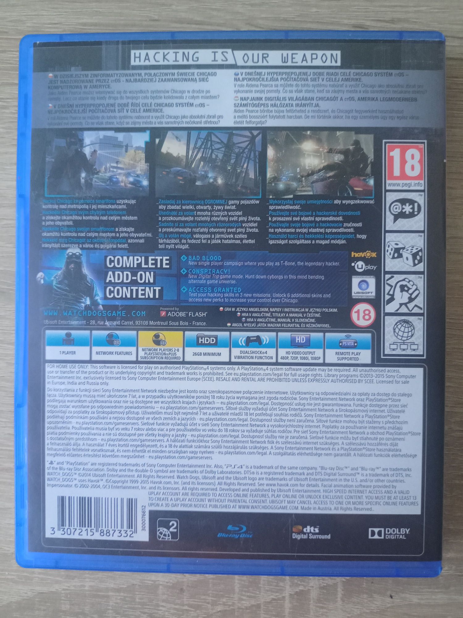 Gra Watch Dogs Complete Edition PS4