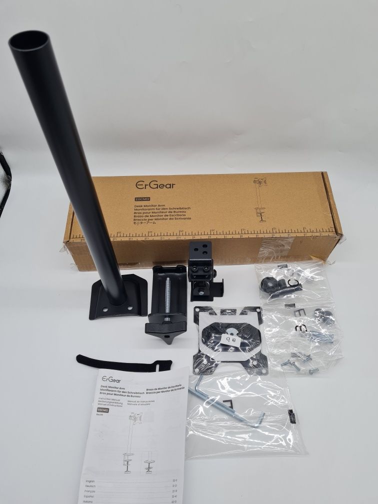 ErGear EGCM12 Pojedynczy stojak na monitor 13/32cal VESA 75X75 100X100