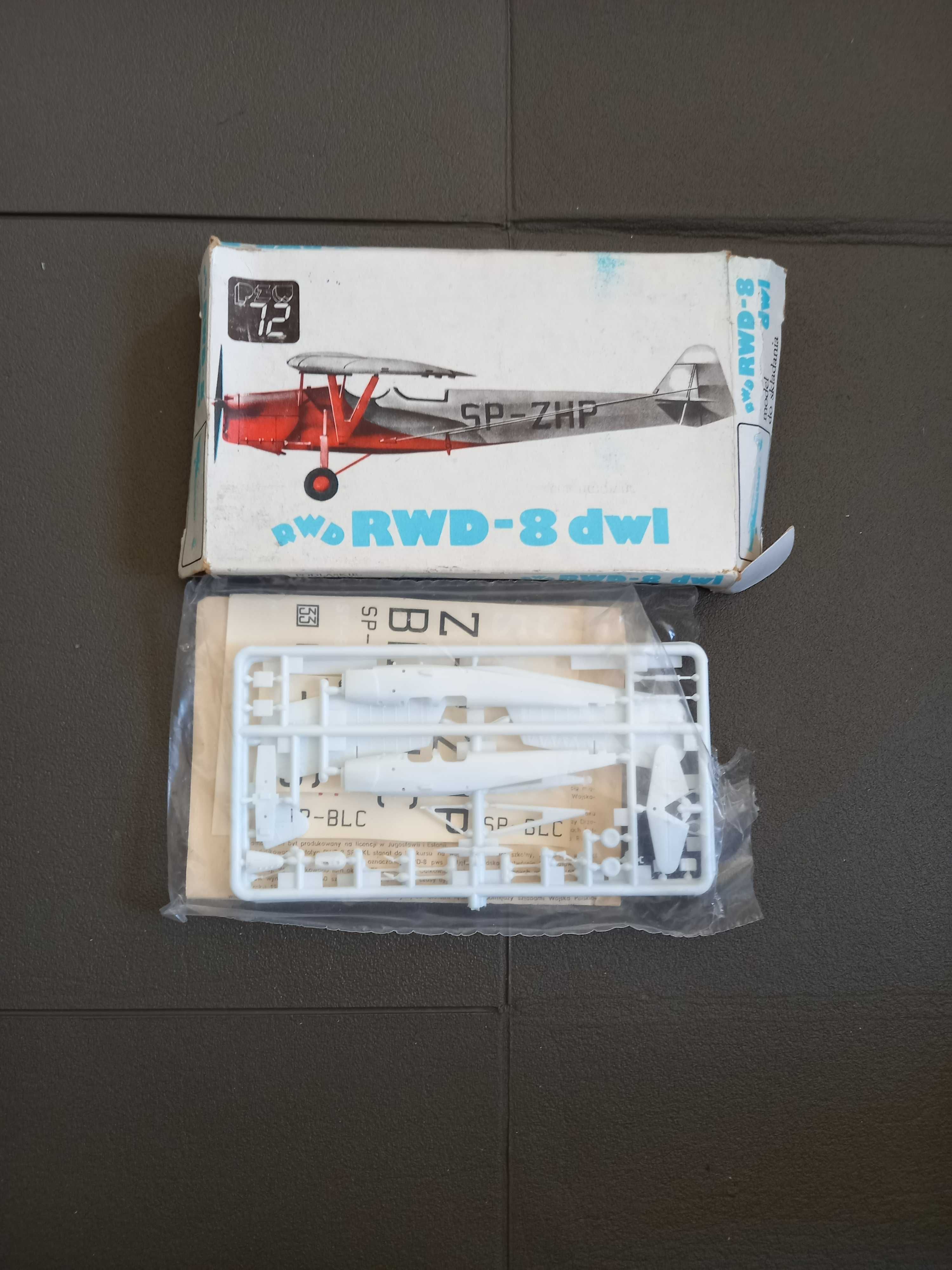 Model samolotu   RWD-8  skala1/72  PRL.  Czytaj OPIS!!.