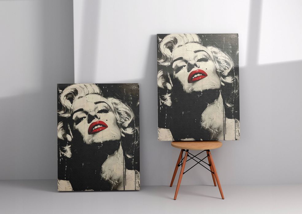 Obraz na płótnie Marilyn Monroe 90x120 cm - Styl Pop-Art