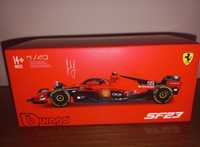 Bburago bolid F1 SF23 Ferrari Racing, sezon 2023. C. Sainz