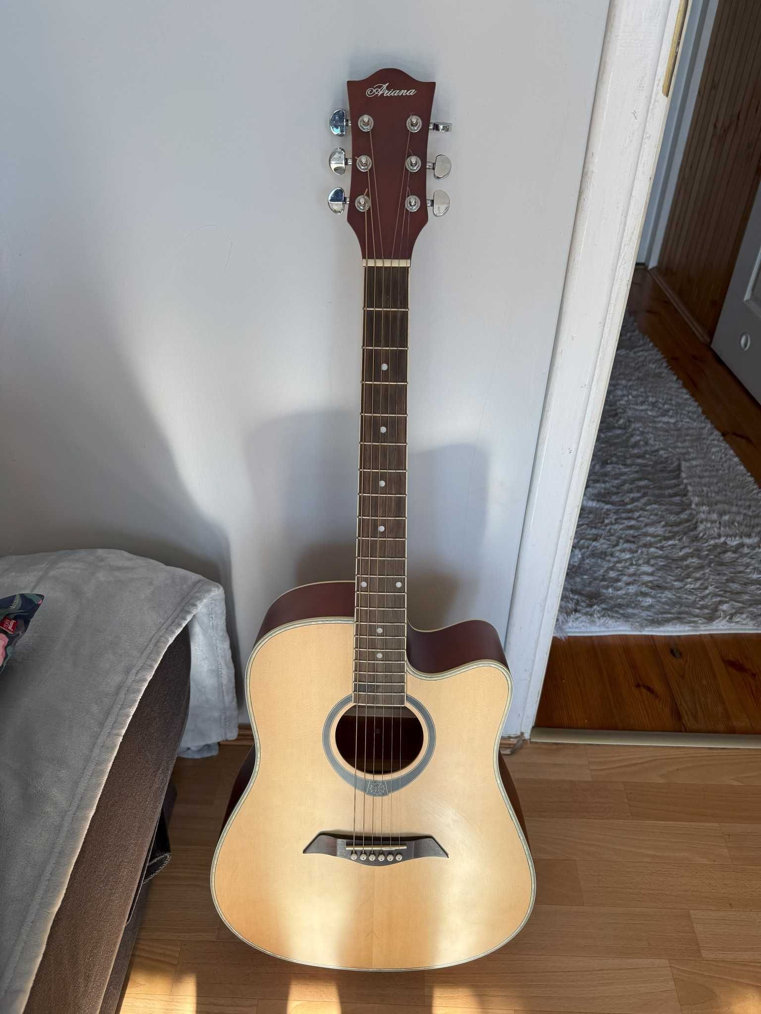 Gitara akustyczna Ariana L806 + pokrowiec | Stan idealny