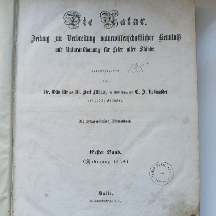 Unikatowy egzemplarz książka 1853 Schlawe Sławno Pomorze Pommern