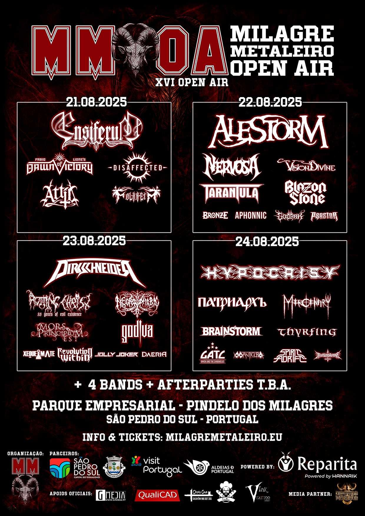 2 Bilhetes - Passe Geral - Milagre Metaleiro